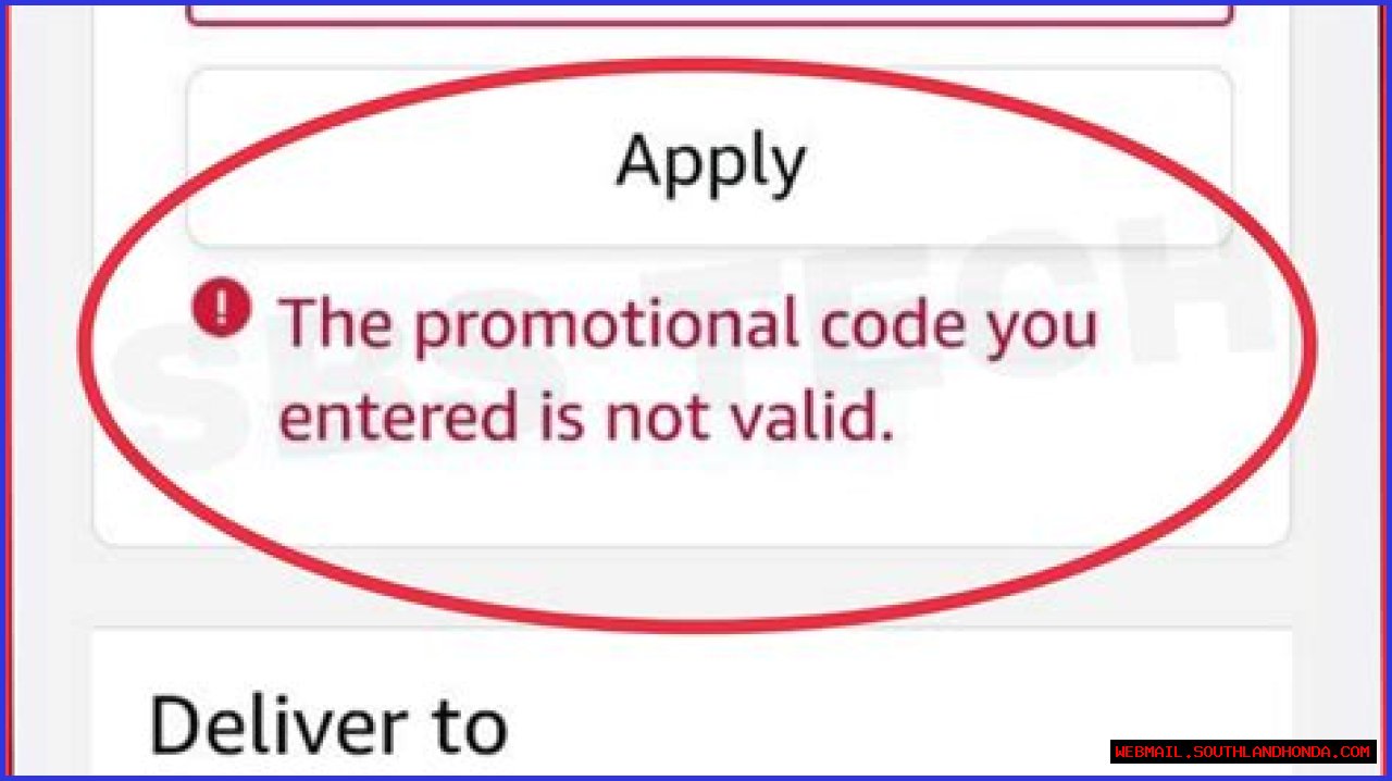 Why Your Promotion Code Isn't Working